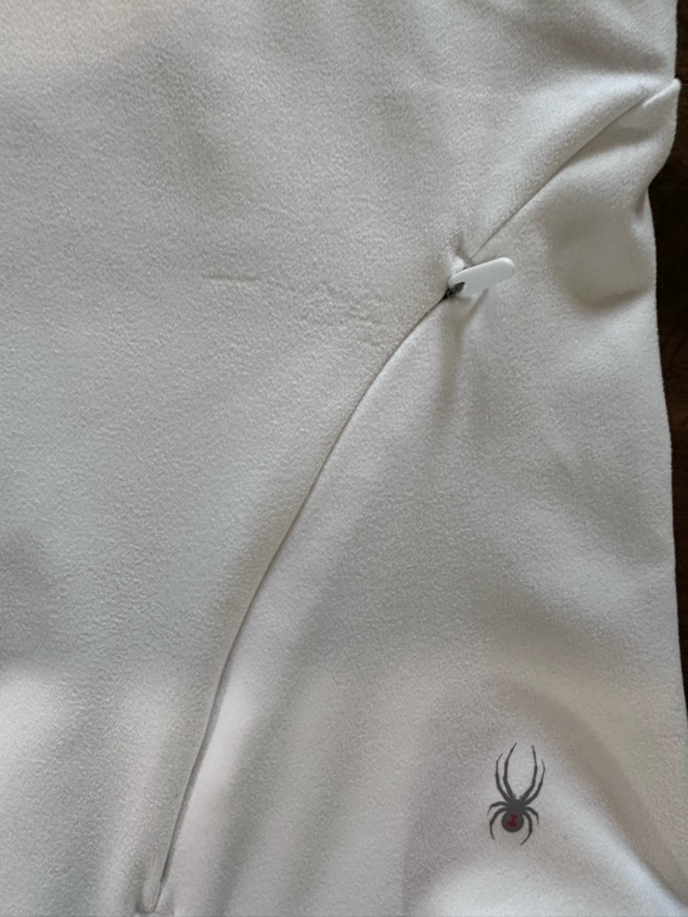Spyder Active White Zip Hoodie Jacket XL Athleisure | running | hiking | GUC - Picture 5 of 9